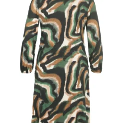 Robe Portefeuille Courte à Motif Graphique -Promos Robe Divine Magasin 97dabcc3b073ac99e04e6a7102e705292c1acdf8 8VM322301 113 1 2