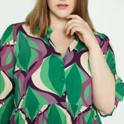 Robe En Viscose à Volants Imprimé Graphique -Promos Robe Divine Magasin 9ba31bd7b2f084be7b0310cf9528bbe6d0859806 9VR322001 39 2 6