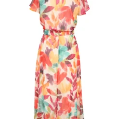 Robe Mi-longue Motif Aquarelle -Promos Robe Divine Magasin 9ce2d47e1411afc592f6a1a7a8b528b9ae827f1b 96R332713 65 1 2