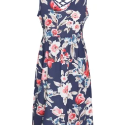 Cassis - Robe Longue En Viscose Imprimé Fleuri Aquarelle -Promos Robe Divine Magasin 9d2d584093c87bfd29c381d0de037ba2d87a1d1d 36R33200378 1 1