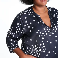 Robe Courte à Pois En Viscose -Promos Robe Divine Magasin 9dd83edcdeb009e41b4a031809ef6221712efbc2 8VR322001 69 2 3