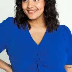 Robe Courte Unie à Manches Bouffantes -Promos Robe Divine Magasin a7fa79aebc071d2a6aad995b5f6f9578b8062cff 9YR121902 82 2 6