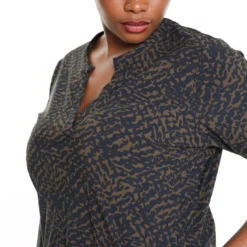 Robe Courte En Matière Travelwear à Motif Peau De Bête -Promos Robe Divine Magasin a9d00d5ddaa2ff891c56dfb1ffc35baed163370a 8VR222801 37 2 4