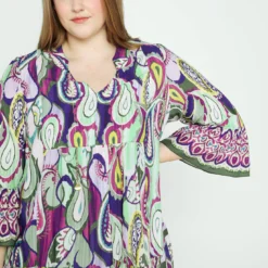 Robe En Viscose à Imprimé Cachemire Avec Bijoux -Promos Robe Divine Magasin aa15d9b041a9b945e80a40a134f67569e72300c3 9YR132205 18 2 6