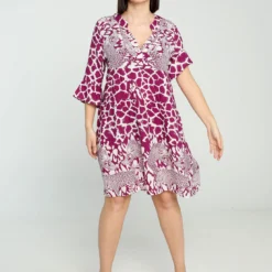 Robe Courte En Viscose Imprimé Léopard -Promos Robe Divine Magasin abd86c5150215dcf5cced89474ac6abc63ce7b82 96R322012 18 2 8