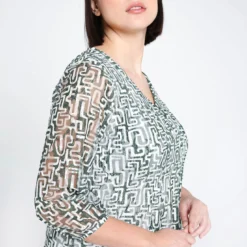 Robe à Dentelle à Imprimé Graphique -Promos Robe Divine Magasin b2326a0f802769adf3f07dd93858f4427fbcb099 96M322502 37 2 3