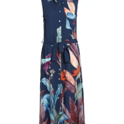 Robe Longue Motif Feuillage -Promos Robe Divine Magasin b2a23c1b488f76c266cf10b199b5c55120c5a2a4 96R332003 19 1 1