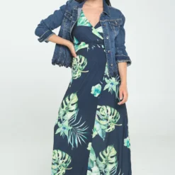 Cassis - Robe Imprimé Tropical -Promos Robe Divine Magasin b4b95d4f0780d1415ec45b9e40fca2bda7c965cb 56M332310 39 2 7