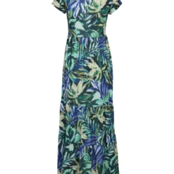 Robe Longue à Motif Feuillage -Promos Robe Divine Magasin b68e1f98b0009071817e3944b868d367cd6423d8 96M332311 39 1 2