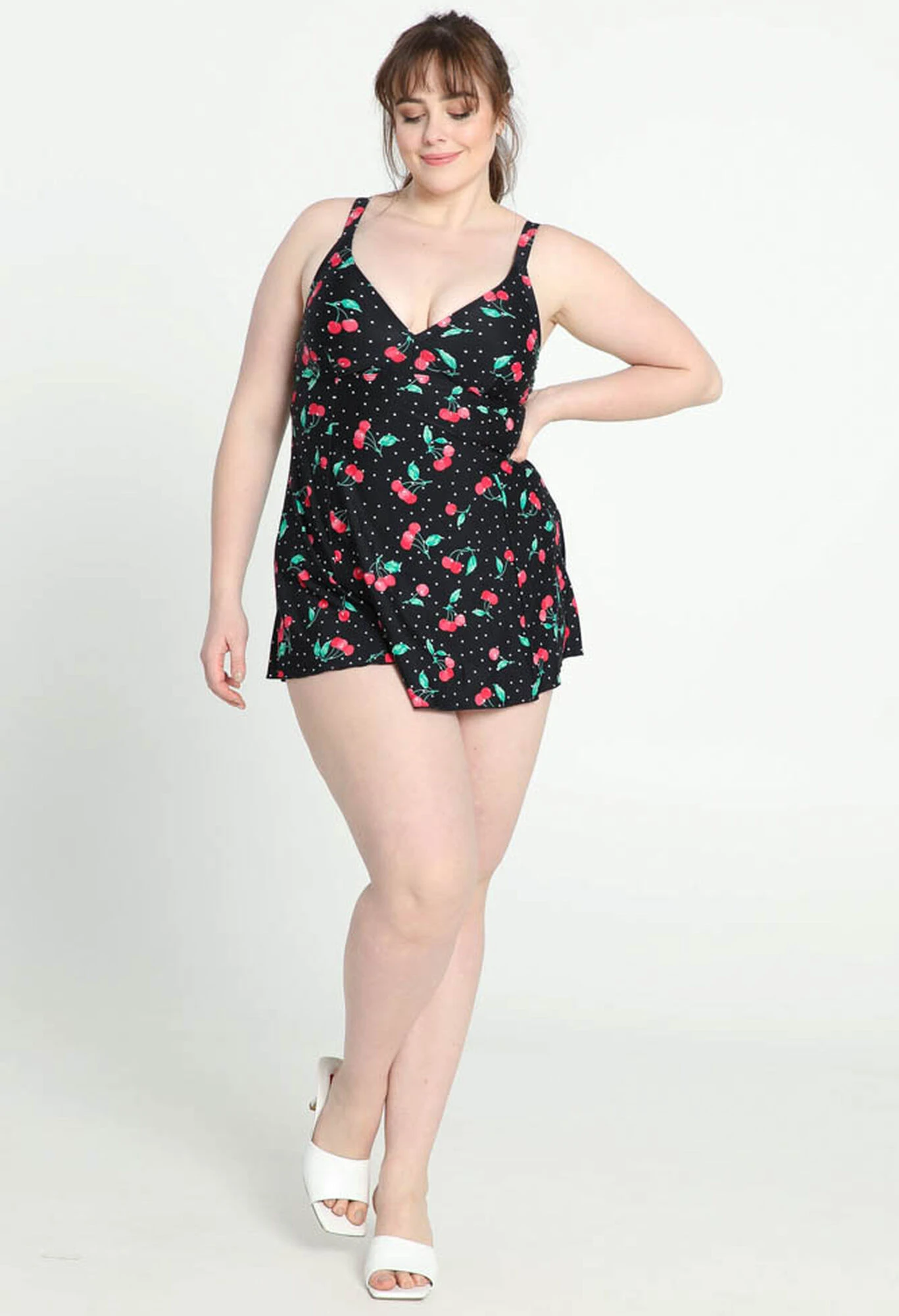 Robe De Plage à Pois Avec Cerise 9 Robe De Plage à Pois Avec Cerise – Image 7