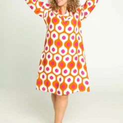 Robe Mi-longue Avec Des Ronds -Promos Robe Divine Magasin bac64ba0c1677b2f4e5696b1c26b7e2bee6c83fa 9YR132215 56 2 9