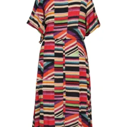 Robe Portefeuille à Rayures -Promos Robe Divine Magasin baf44112bfaeee489afebf418dfdf16454d56f2e 9VR332001 65 1 2