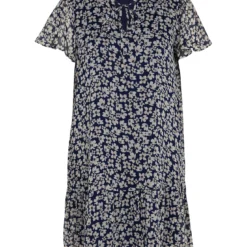 Robe Courte En Voile Imprimé Floral -Promos Robe Divine Magasin bc4eb58df4bce1c0be3ea226defd449db5c7343c 9YR122801 2 1 1