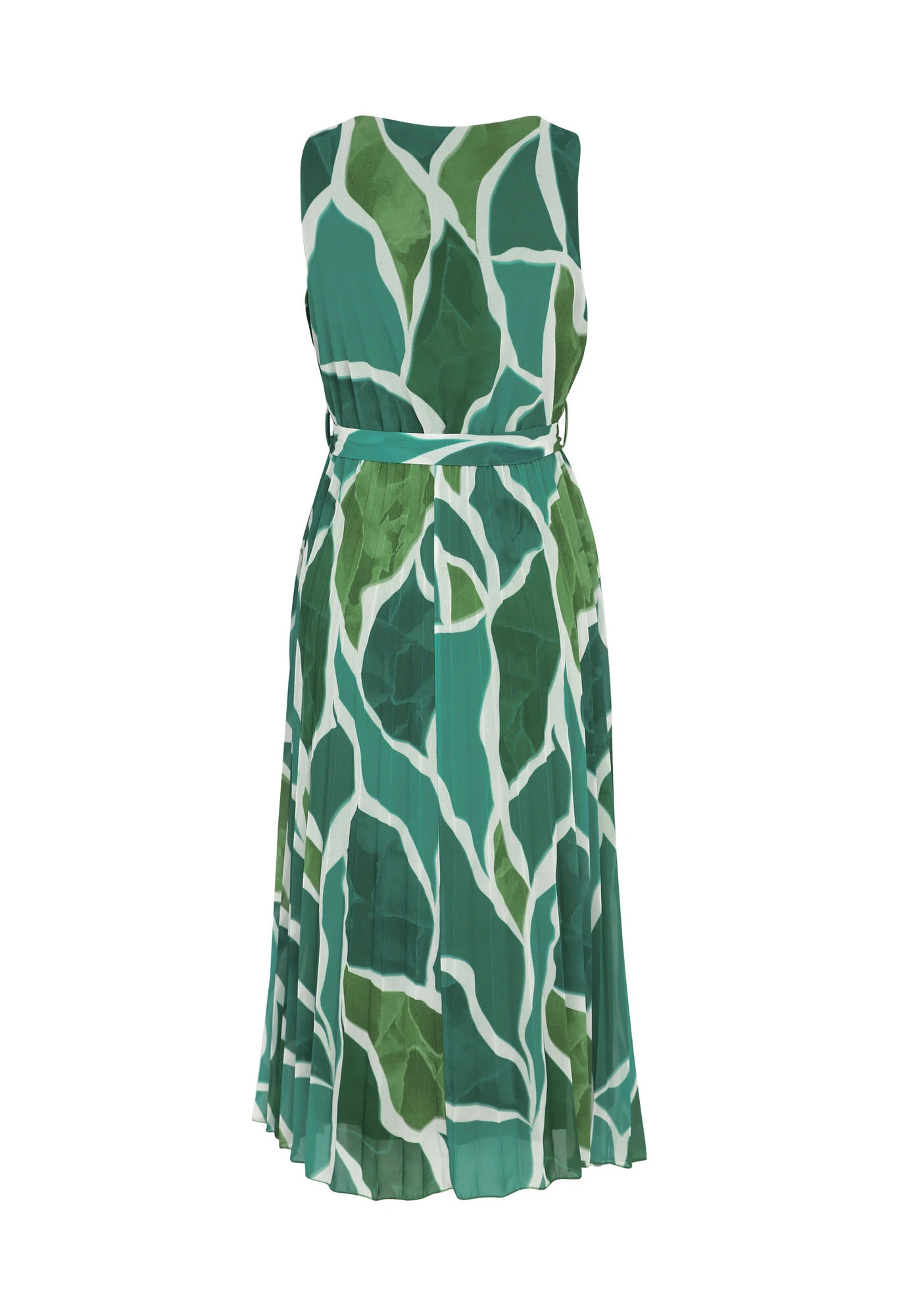 Robe Cache-coeur Plissée Imprimé Graphique 13 Robe Cache-coeur Plissée Imprimé Graphique – Image 11