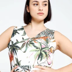 Robe Longue à Imprimé Tigre -Promos Robe Divine Magasin c12bb581fc4746c595df8764a0b02528fa89d91c 96R332803 2 2 5