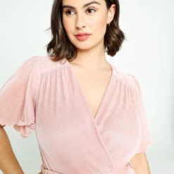 Robe Longue Unie Plissée -Promos Robe Divine Magasin c515f03f741b157a9863119916cb8b3434471418 9YR221401 20 2 3