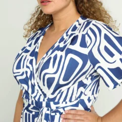 Robe Portefeuille à Motif Graphique -Promos Robe Divine Magasin c6cac9050af2a733bb44296dc6e1eda38c7af67c 9VM332301 130 2 3