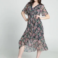 Robe Longue Cache-cœur Avec Volants 21 Robe Longue Cache-cœur Avec Volants -Promos Robe Divine Magasin ca1b466bb6ea7da54f30d288bd5a93590c85454c 96R332703 20 2 9