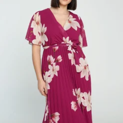 Robe Plissée Mi-longue