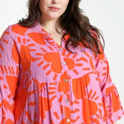 Robe Tunique Avec Cœurs -Promos Robe Divine Magasin cca1b1117dfb9f68ae55cab5b0c9ef3f1987d89c 9YR132212 25 2 6