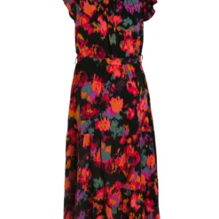 Robe Cache-cœur Longue à Motif Graphique -Promos Robe Divine Magasin d0a68c24520d0c264d5dea53df8cde19c7a56e58 9YR222901 69 1 2