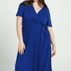 Robe Cache-cœur Plissée