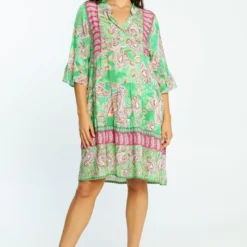 Robe Folk à Motif Cachemire -Promos Robe Divine Magasin d17776ed3b19027ea8e054b6a3c07562fbbd3efe 96R322008 39 2 7