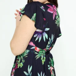 Robe Longue à Motif Floral Effet Broderie -Promos Robe Divine Magasin d5e19a14823279802281ec02e71e965180ce255f 96M332310 39 2 4