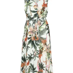 Robe Longue à Imprimé Tigre -Promos Robe Divine Magasin daab90914fd85d877d381b82cdd90e9a499c55f9 96R332803 2 1 1