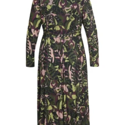 Longue Robe Portefeuille à Motif Graphique Avec Ceinture -Promos Robe Divine Magasin dcb642db614349997f3cc95b43725497bdeefe66 8VM332701 32 1 2