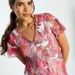 Robe Courte Volantée Avec Dentelle -Promos Robe Divine Magasin dd296a0ed40c0edb750391fe4b59769e1345b9a2 96M322508 25 2 3