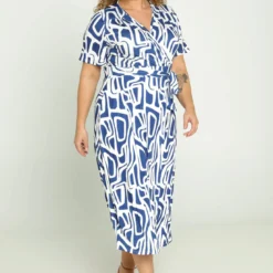 Robe Portefeuille à Motif Graphique -Promos Robe Divine Magasin e19d5ad4401cb361ebf1dcf21cadc86bdbefb1c1 9VM332301 130 2 7