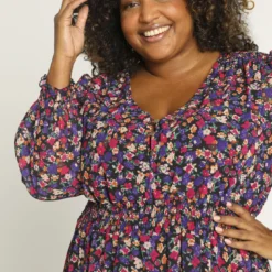 Robe Longue Avec Voile à Motif Fleuri Et Smocks -Promos Robe Divine Magasin e32a9ca6416068f52f17f9a59e09f51ed6aac7ca 9YR242801 18 2 4