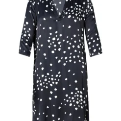 Robe Courte à Pois En Viscose -Promos Robe Divine Magasin eb292206fa32d6c7f32f826617f0c508872af9c4 8VR322001 69 1 1