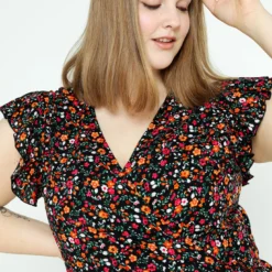 Longue Robe Portefeuille Avec Motif Floral -Promos Robe Divine Magasin f32004371e6b2b508e65ba7bb82a83bb7849be9b 9YR222202 25 2 6