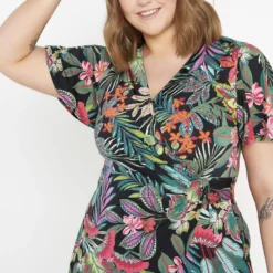 Robe Genoux à Motif Floral -Promos Robe Divine Magasin f88ff543a0e95e3be24a0a8c62984a03ad5bf843 9YR122403 65 2 3