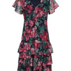 Robe Avec Volants Et Imprimé Floral -Promos Robe Divine Magasin fc97650365c82da67318a21b93657fc5e53eb99f 96M322503 25 1 1